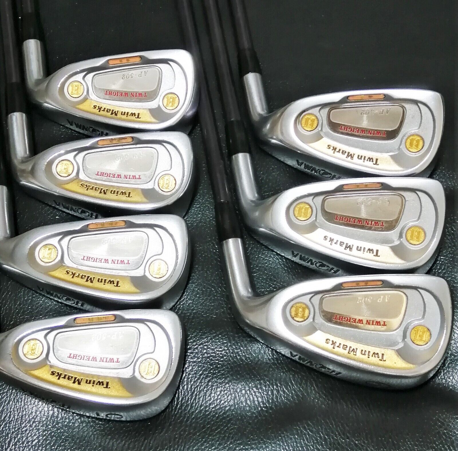 RARE Golf Iron Set Honma Twin Marks AP-502 2Star TWIN KICK RARE Golf Iron Set Honma Twin Marks AP-502 2Star TWIN KICK