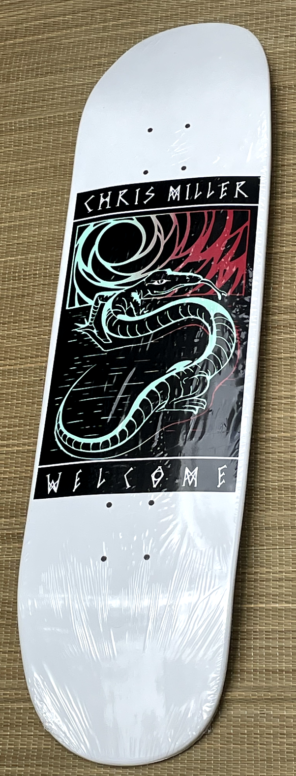 スケートボード WELCOME SKATEBOARDS Chris Miller 8.75\" ウェルカム 8.75インチ スケボー デッキ スケートボード Welcome