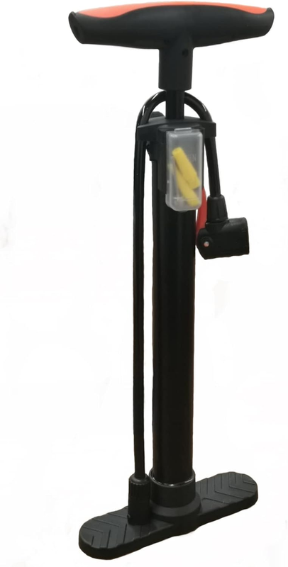 Hand Pump Portable Bike Floor Pump Fits Presta And Schrader 