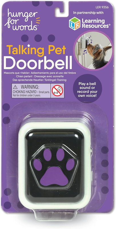 Talking Pet Doorbell - 1 Piece Doorbell for Dogs, Doggie Doorbell