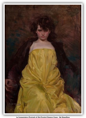 La Sargantaine (Portrait of Jlia Peraire) Ramon Casas