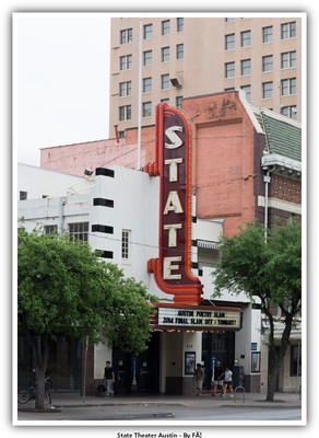 State Theater Austin Theater Postcard