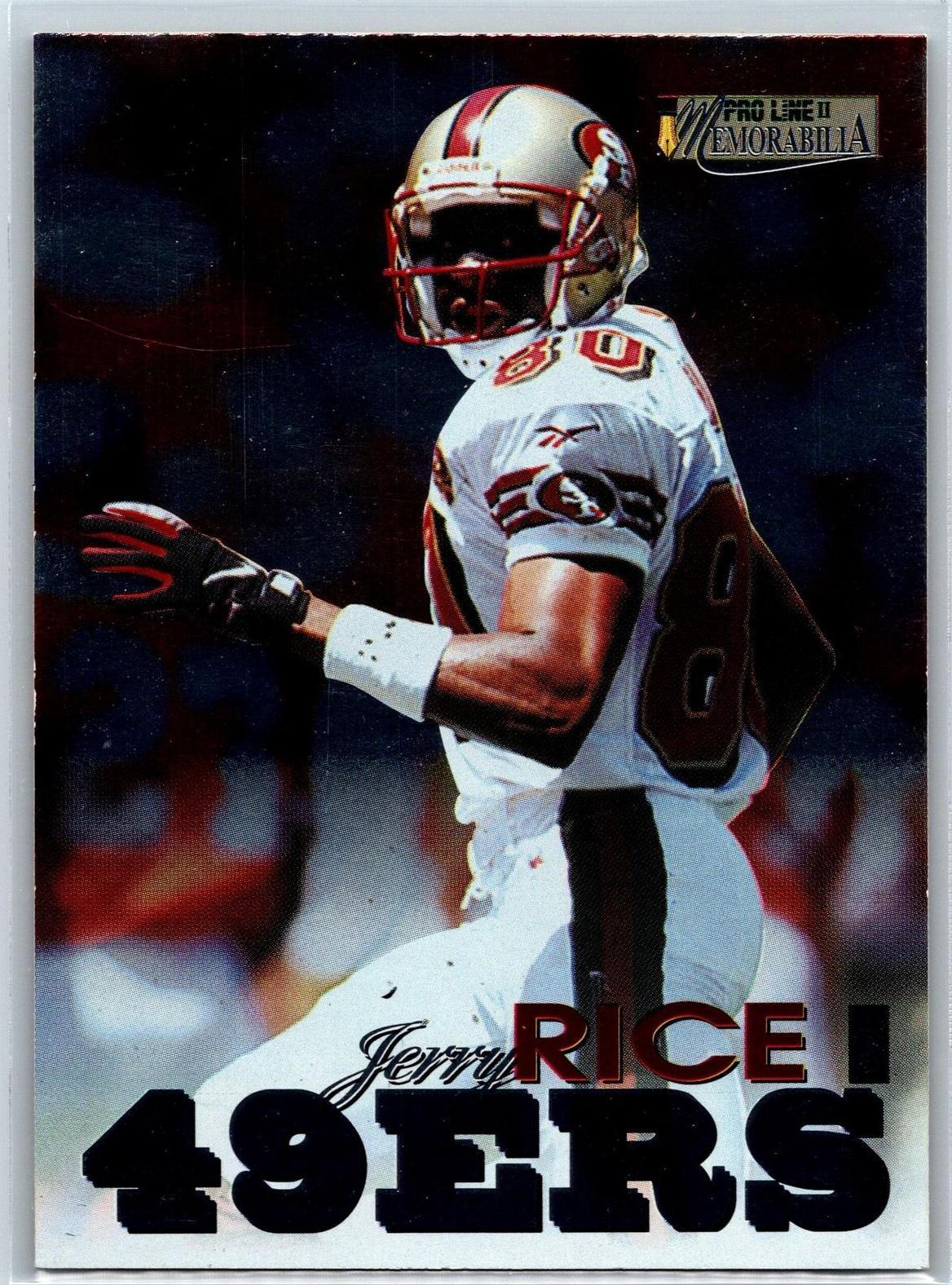 1996 Pro Line II Memorabilia - Jerry Rice #98 for sale online | eBay