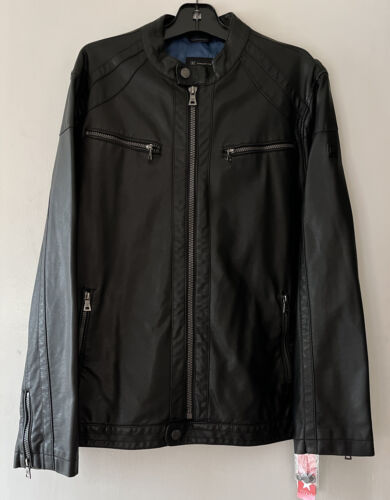 Brand New INC International Concepts Men's Faux Leather Black Jacket Size L | eBay Brand New INC International Concepts Men's Faux Leather Black Jacket Size L | eBay