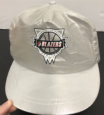 Portland Trailblazers NBA 1970-1995 25th Anniversary Shiny Snapback Hat Vintage