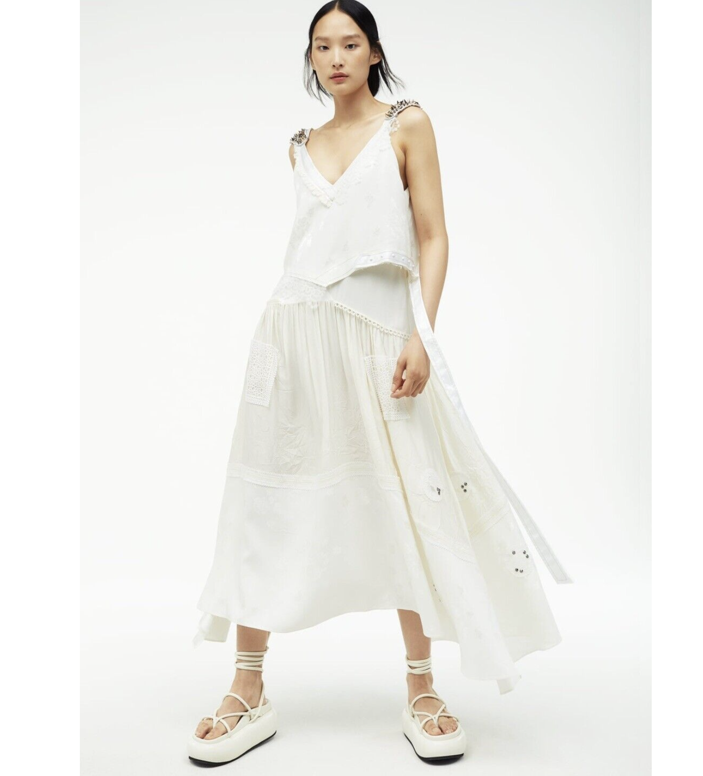 ZARA  - Oliver Gal 特大83×83 Hermes ZARA ATELIER $499 retail STUDDED DRESS LIMITED EDITION 3902
