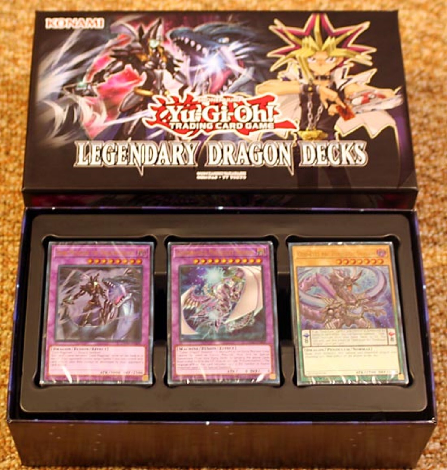 Legendary Dragon Decks Complete Set of ALL 3 Sealed Decks