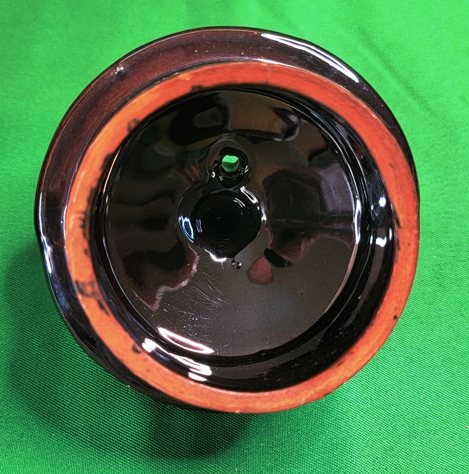 Beautiful Vtg Teapot Moriage Hand Painted Brown Glazed Pottery Occupied Japan - Picture 12 of 19