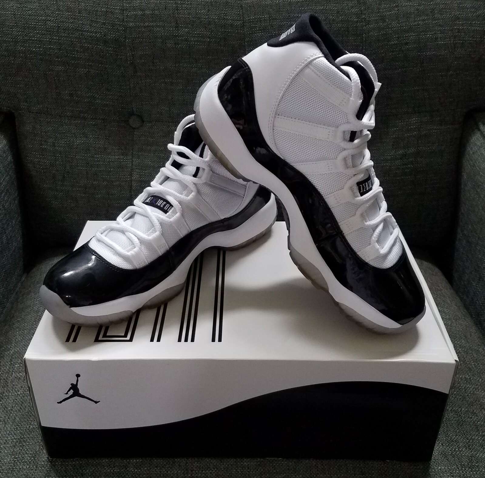 靴 NIKE AIR JORDAN 11 RETRO CONCORD 2011 Jordan 11 Retro Concord (2011) Men's - 378037-107 - US