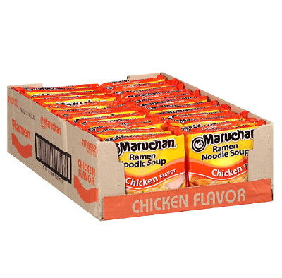 Maruchan Ramen Chicken Instant Ramen Noodles Ready to Eat Meals 3 Oz 24 Count