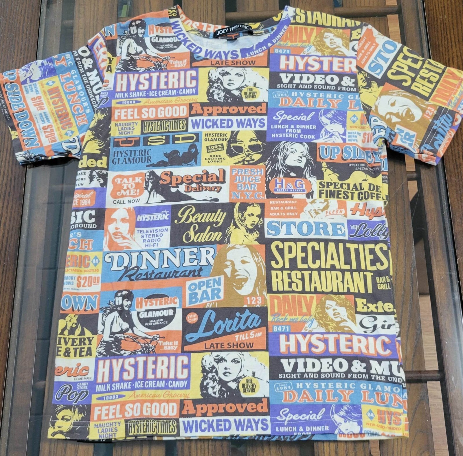 HYSTERIC GLAMOUR I LOVE JOEY TシャツY2k海外 HYSTERIC GLAMOUR I LOVE JOEY Tシャツ L - メルカリ