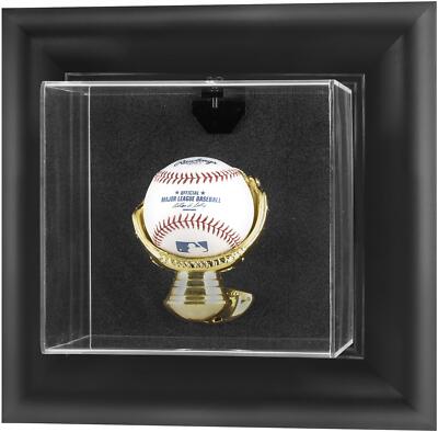 Black Framed Wall Mounted Baseball Display Case - Fanatics
