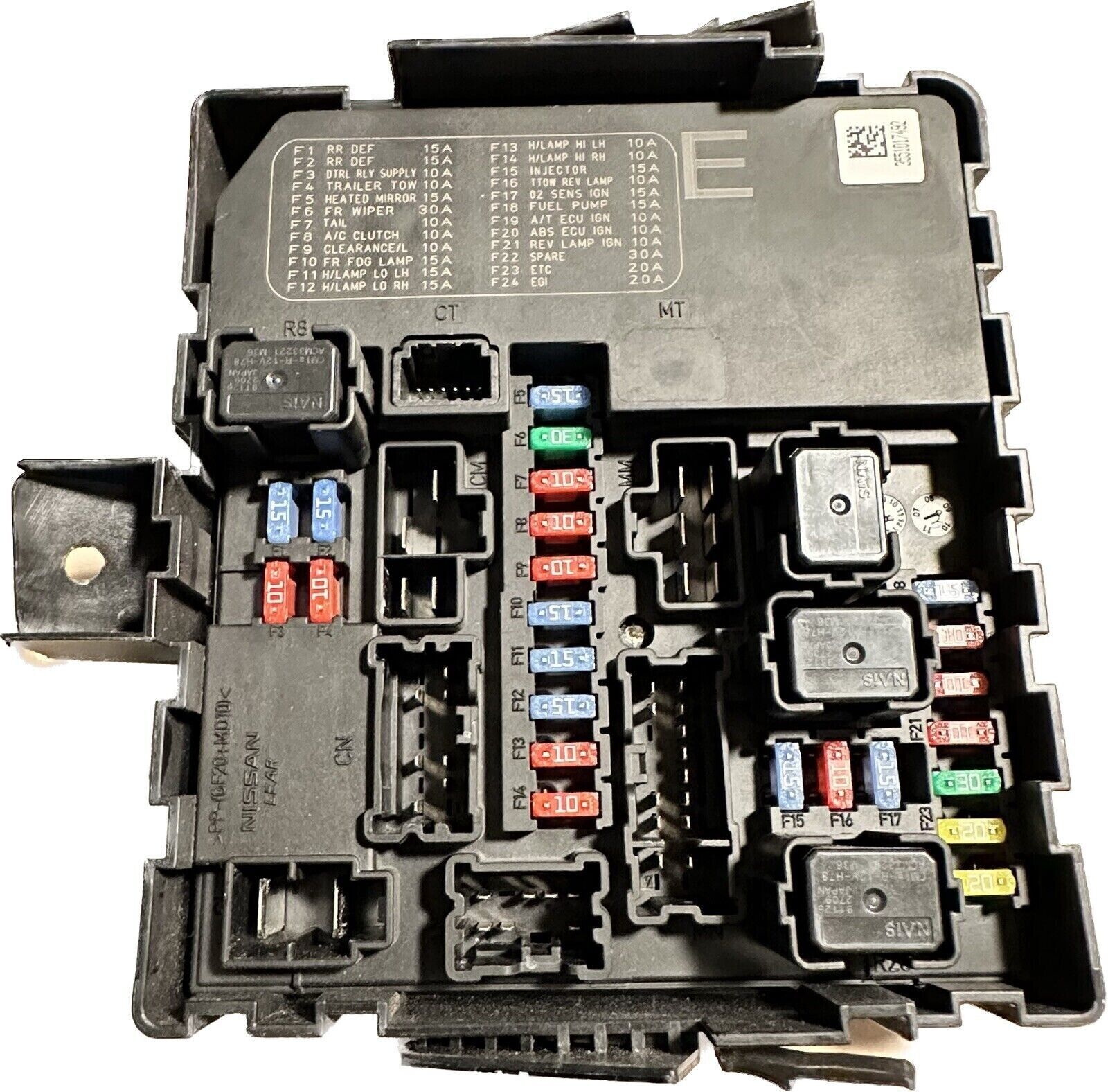 GENUINE NISSAN PATHFINDER ENGINE FUSE BOX RELAY BLOCK PANEL GENUINE NISSAN PATHFINDER ENGINE FUSE BOX RELAY BLOCK PANEL