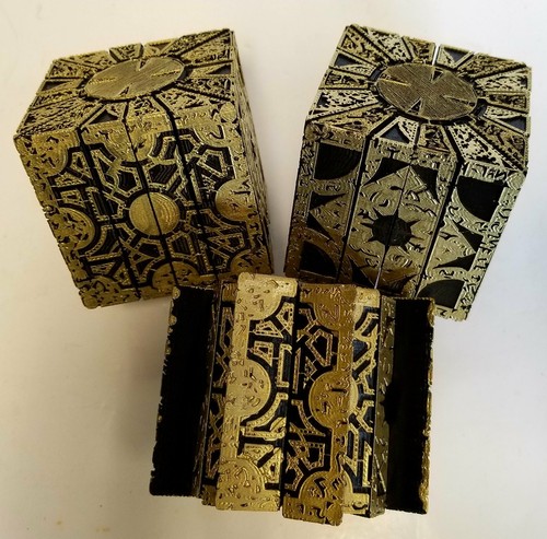 Hellraiser Puzzle Box Lament Configuration Fully Functional Pinhead Prop FREE SH