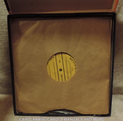 RIDER SOUND-N-SIGHT CODE COURSE 3- 33 1/3 RPM Records NOVICE Course 1959 #REC-08