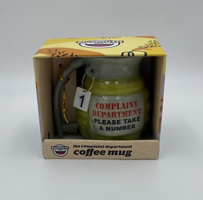 BigMouth Inc COFFEE MUG for Complaint Department Grenade Shaped New