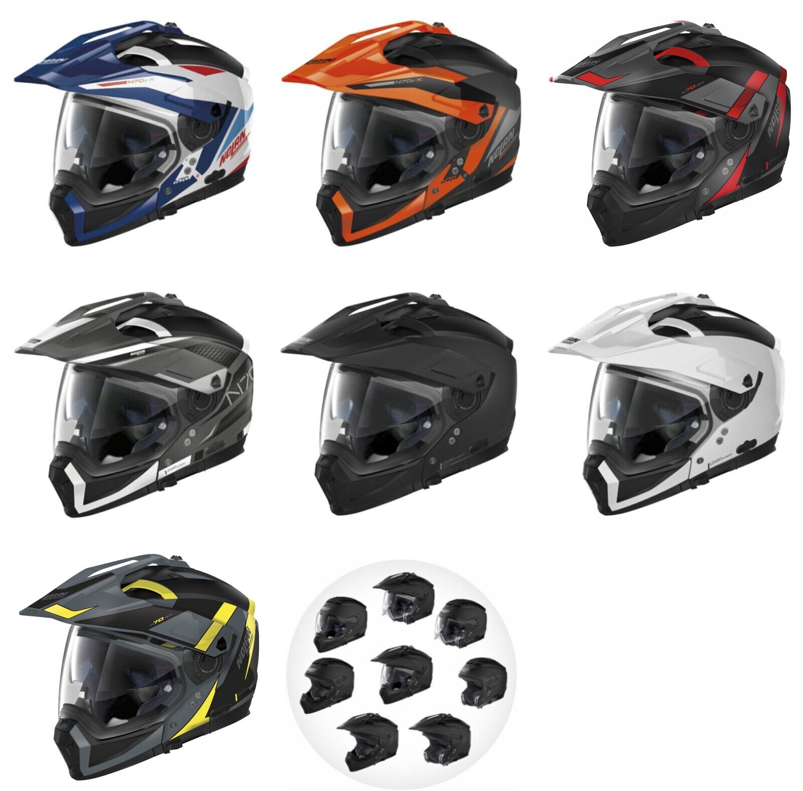 NOLAN N70-2 X Road/Off-Road 2024 NCOM Crossover Motorcycle