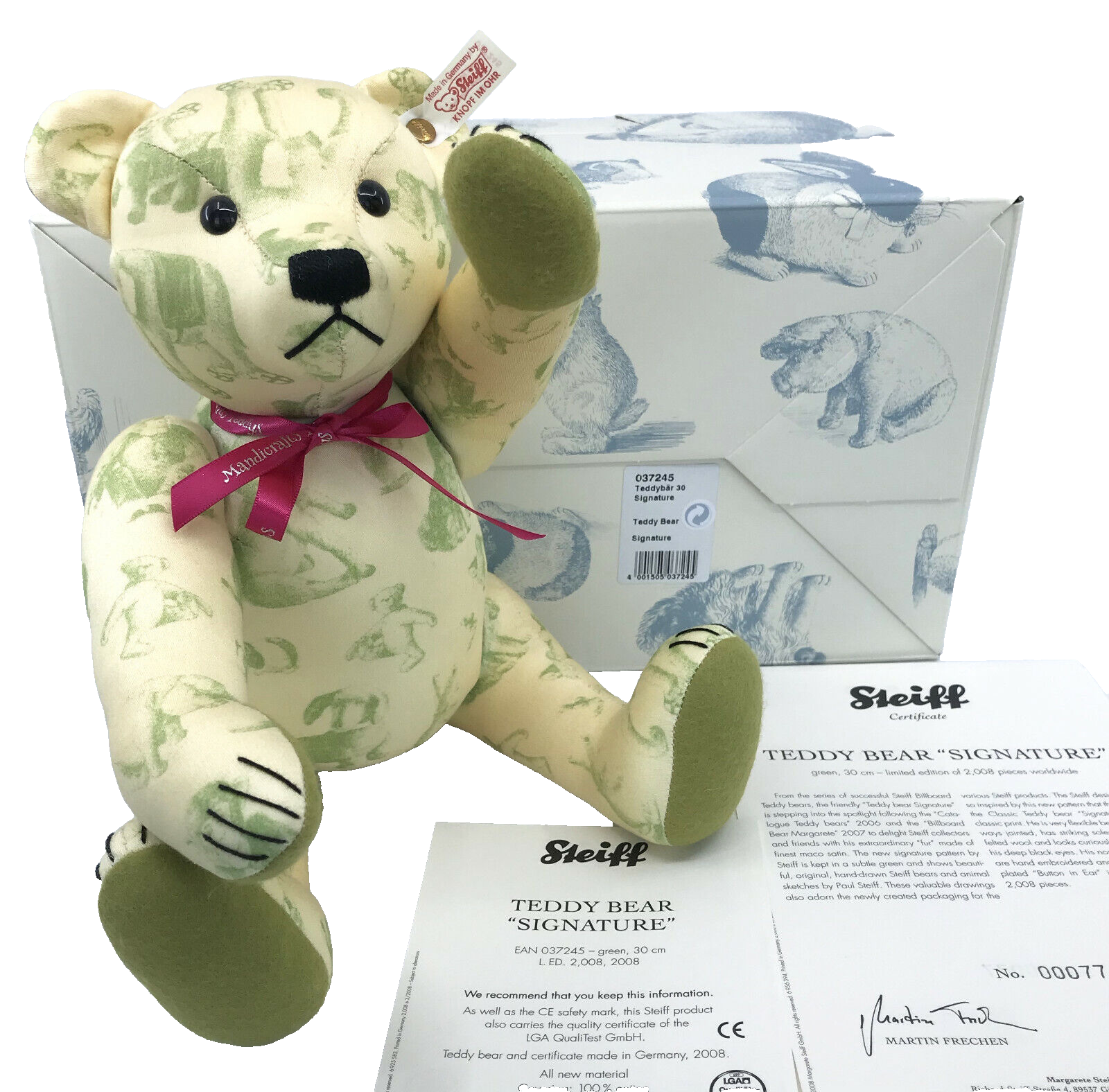 【Steiff】PAULBocuse No.00636  35cm Steiff】PAULBocuse No.00636 35cm Steiff PAUL Bocuse No.00636