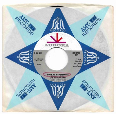 PENDULUMS Love Is Summertime AURORA NEW EX STOCK NORTHERN SOUL 45 w/ OG Sleeve