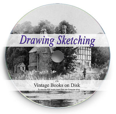 Learn To Draw & Sketch - Rare Books on DVD - Pencil Brush Charcoal Art Course 76