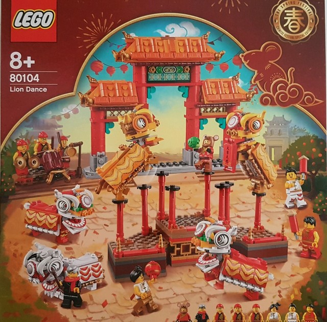 Lego Chinese New Year (of the Rat) Edition - Lion Dance | Toys - Indoor