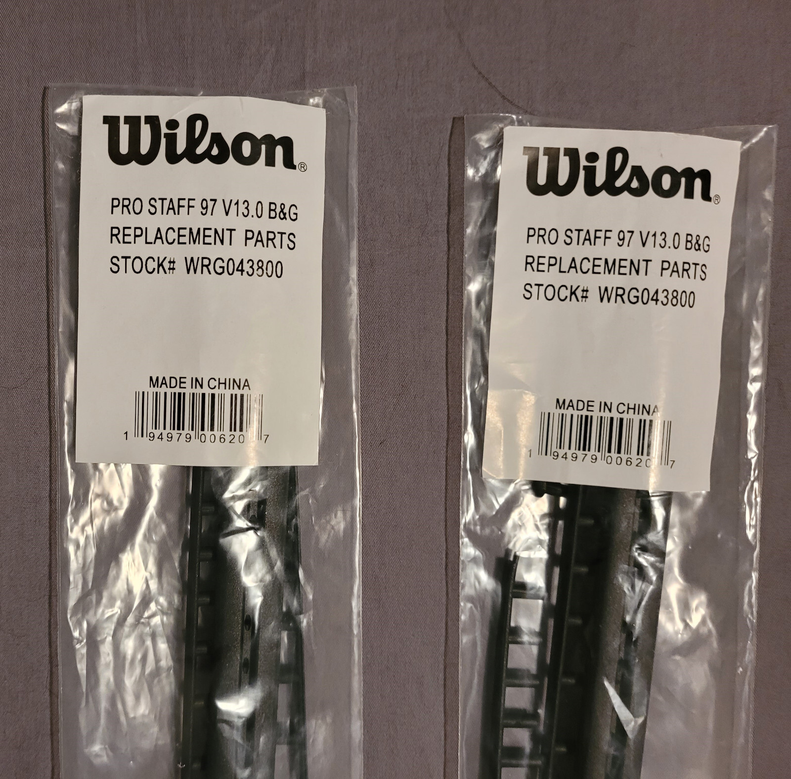 NEW Wilson Pro Staff 97 v13 Tennis Racquet Bumper & Grommet Set (WRG043800)