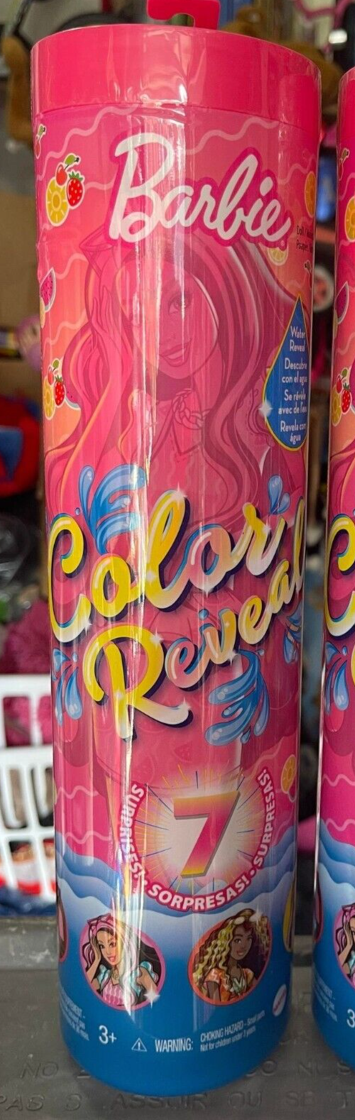 Barbie Color Reveal Doll Sweet Fruit Series Blonde Red