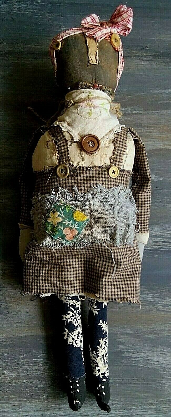 Collectible Handmade Primitive Doll by New England Doll Artist......