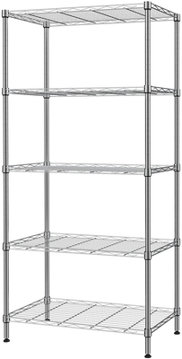 5 shelf metal storage cheap rack