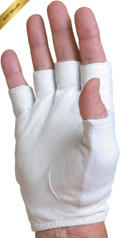 Men’s Sports Tennis & Pickleball Half Finger Glove Breathable Grip