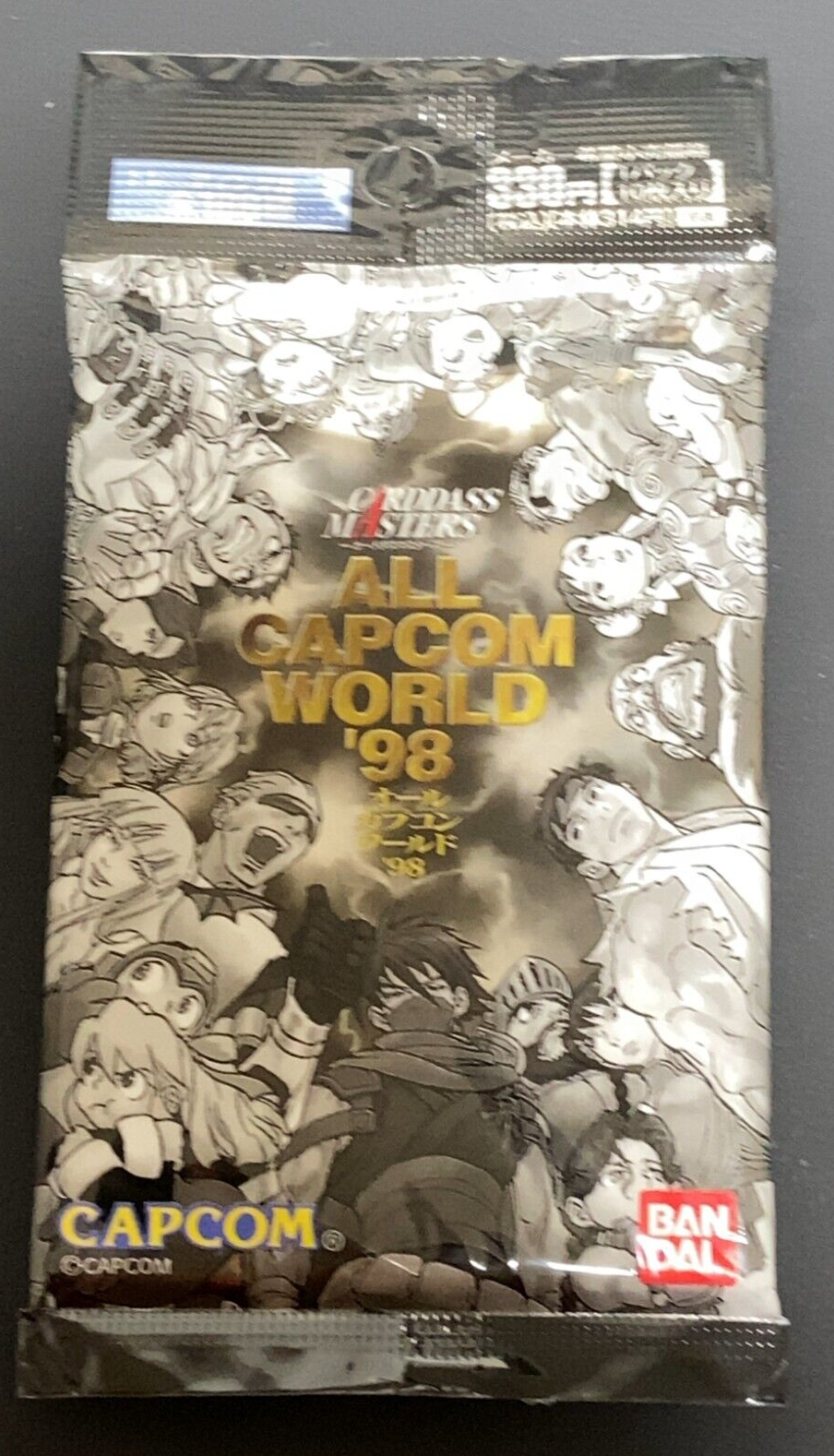 All Capcom World 10 Cards in One Unopen Bag Bandai 1998 All Capcom World 10 Cards in One Unopen Bag Bandai 1998