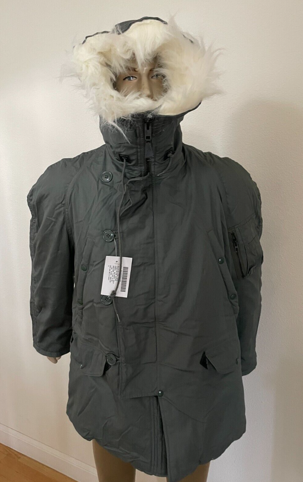 UNISSUED USAF N-3B STYLE EXTREME COLD WEATHER SNORKEL PARKA