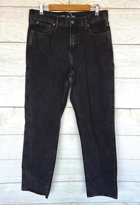 Old Navy Carpenter Jeans Mens Size 34X38 Black Carpenter Loose Jeans New No Tag