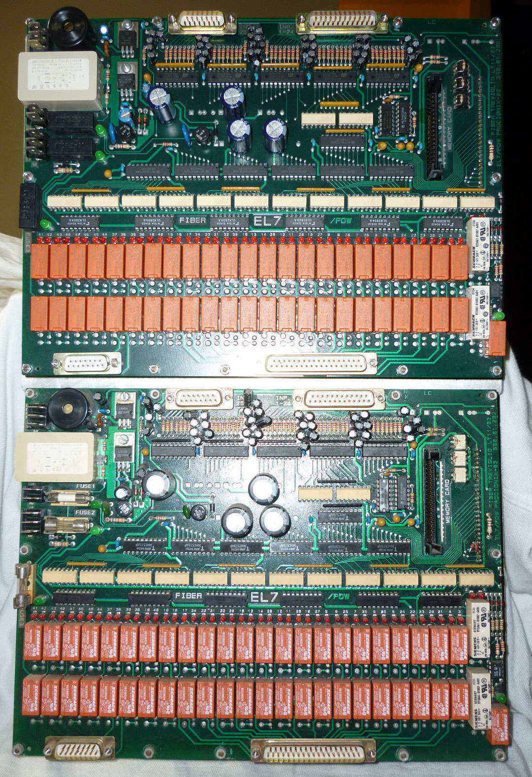 2 - Fiber EL7 Dry Cleaning Controller Microprocessor Computer Boards Pros Vectra