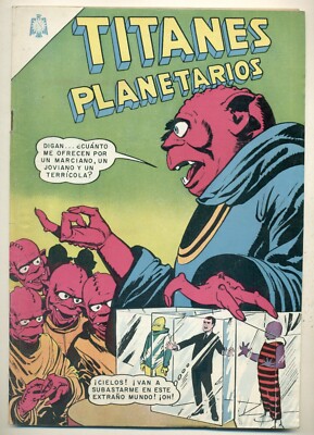TITANES PLANETARIOS #224 Hombre de Diez Toneladas, Novaro Comic 1966