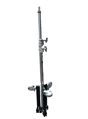 Avenger A660 Roller Folding Base Stand with Braked Wheels (Chrome)