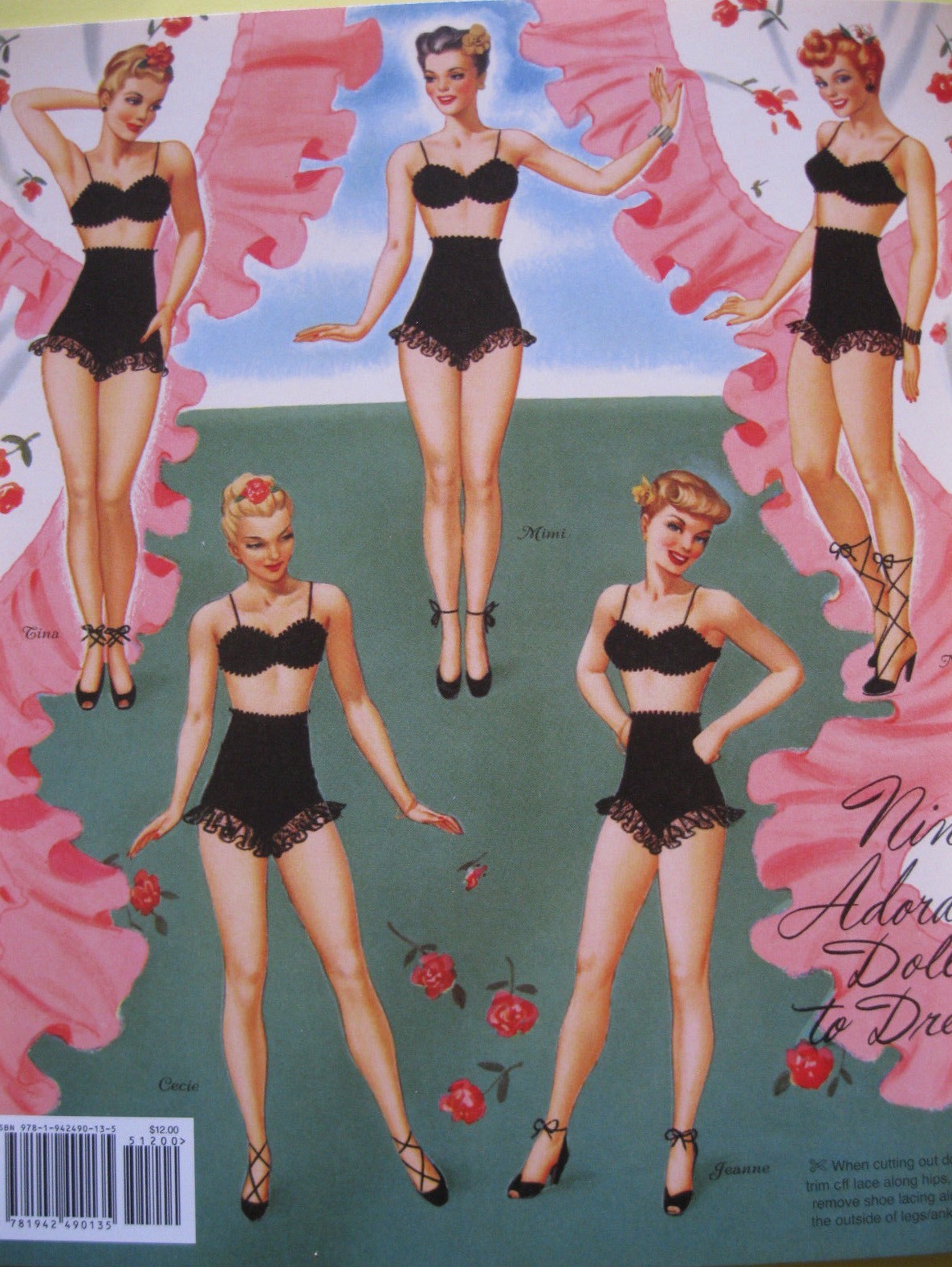 Gorgeous 1940s PERT AND PRETTY Reproduction Paper Doll Book
