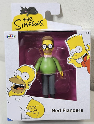 2024 Jakks Pacific The Simpsons Ned Flanders Action Figure Kids Toy 2.5'' NEW