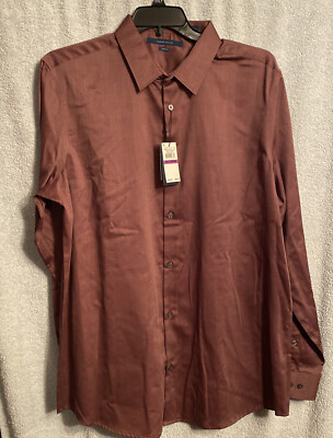Perry Ellis Men's Size 2XLT - Wine Tasting Principals  Shirt- MSRP 69.50