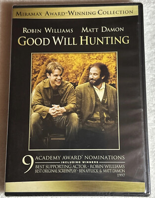 New Good Will Hunting (DVD 1997) Robin Williams Factory Sealed