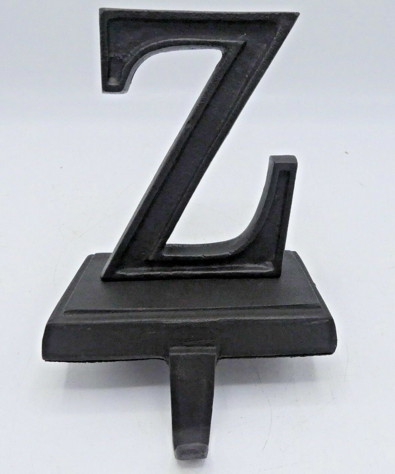 Pottery Barn Christmas Alphabet Letter M Stocking Mantel Holder
