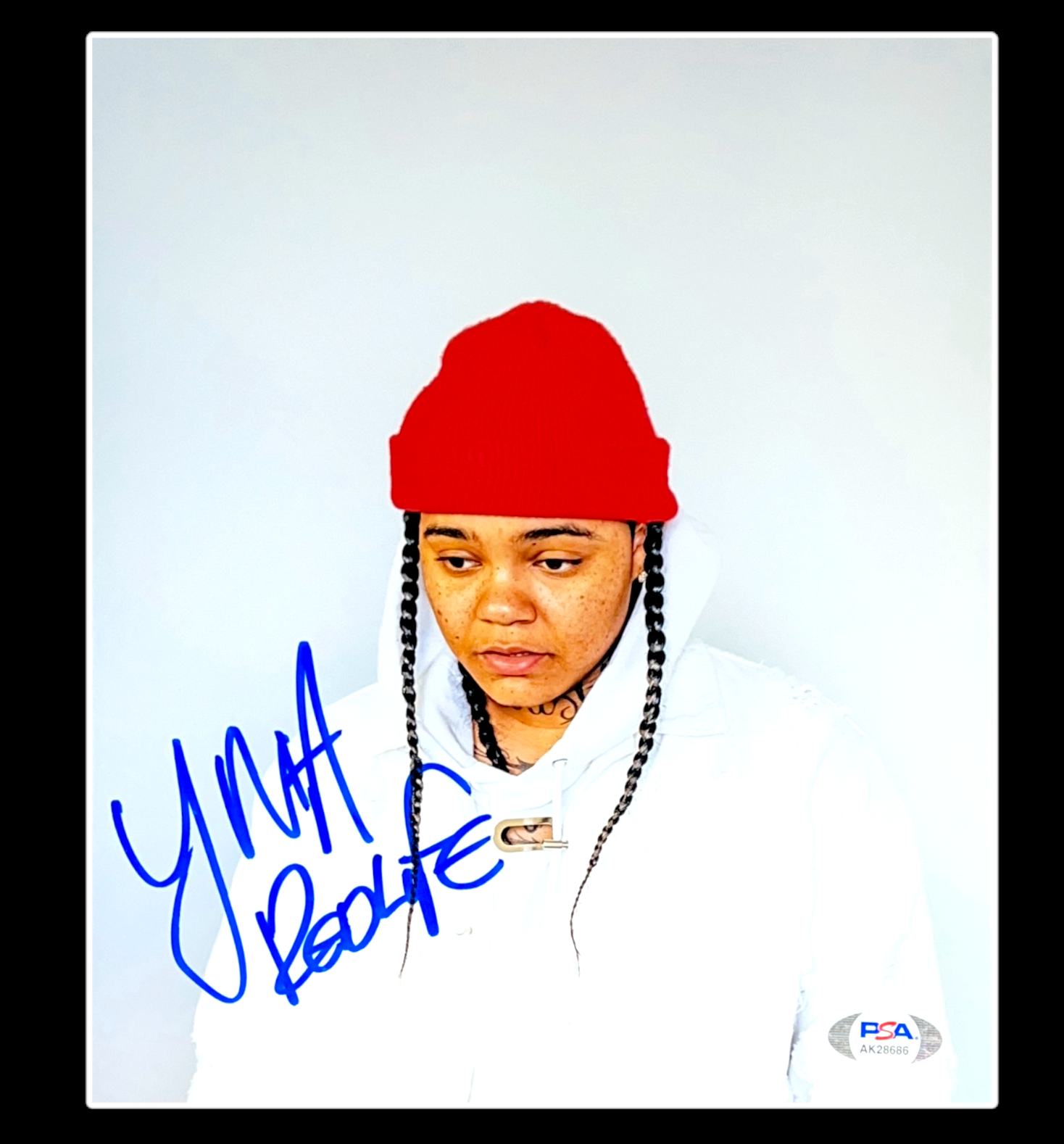YOUNG MA SIGNED 8X10 AUTOGRAPHED PHOTO HIP HOP RAPPER WITH