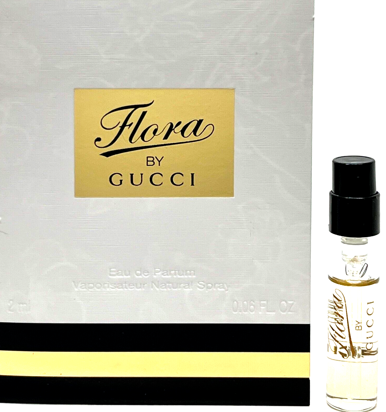 GUCCI FLORA EAU DE PARFUM VIAL SPRAY FOR WOMEN 0.06 Oz SAMPLE SIZE