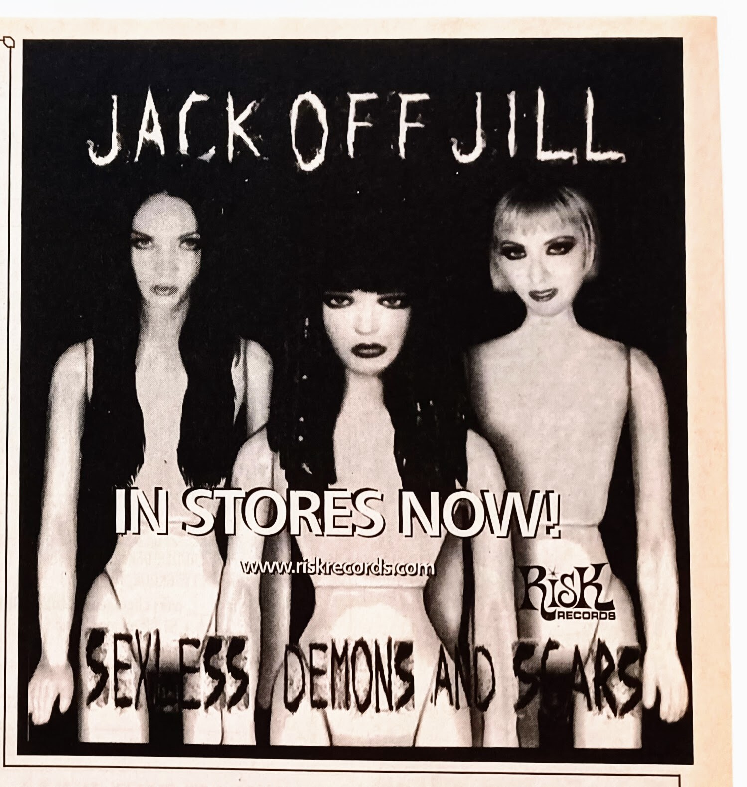 JACK OFF JILL~SEXLESS DEMONS AND SCARS~1998 ALBUM PROMO