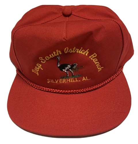 Baseball Cap Silverhill Alabama Al Promo Red