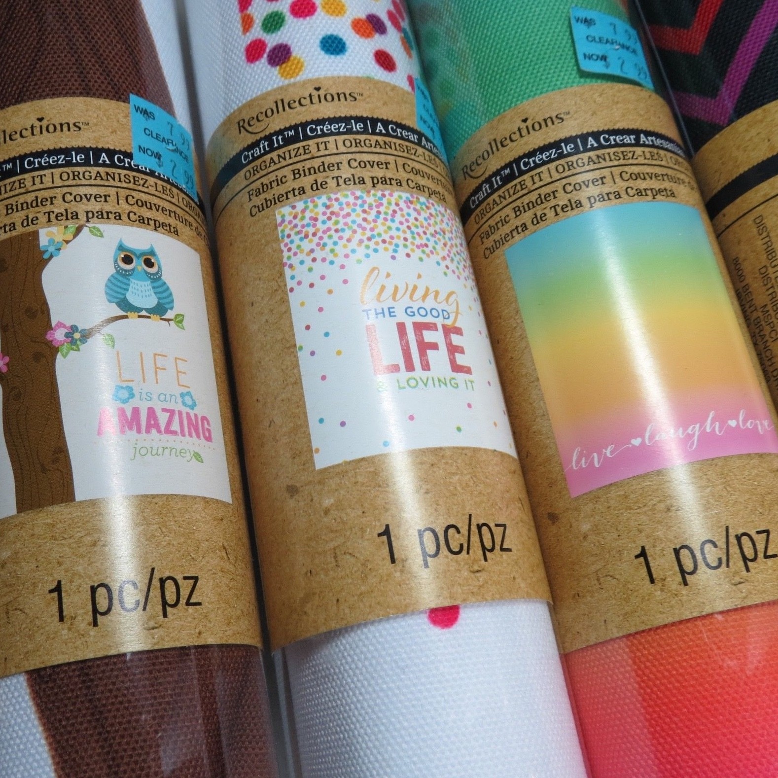 BOOK COVERS Recollections Cloth Book Cover Fabric Binder Cover BACK TO SCHOOL