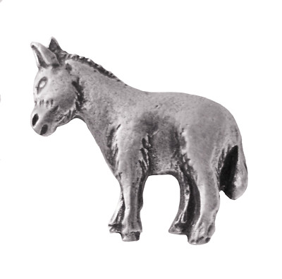 Donkey Ass Mule Pewter Pin Badge