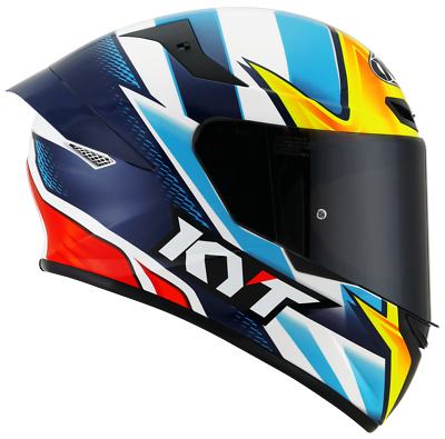 TT Course KYT Motorcycle Street Riding Race Full Face Helmet Tati Replica Blue