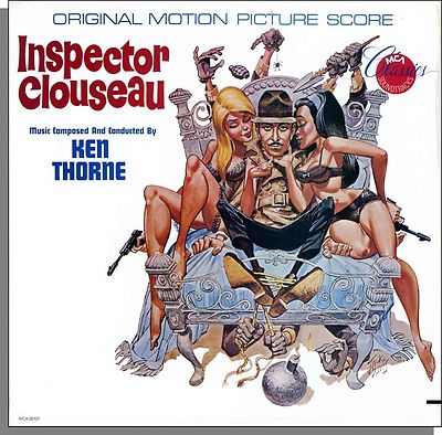 Inspector Clouseau (1968) - New 1980s Original Ken Thorne Soundtrack LP Record!