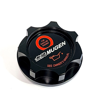 BLACK BILLET ENGINE OIL FILLER CAP FOR HONDA CIVIC SI D16Z6 D16Y8 CRV MUGEN RD